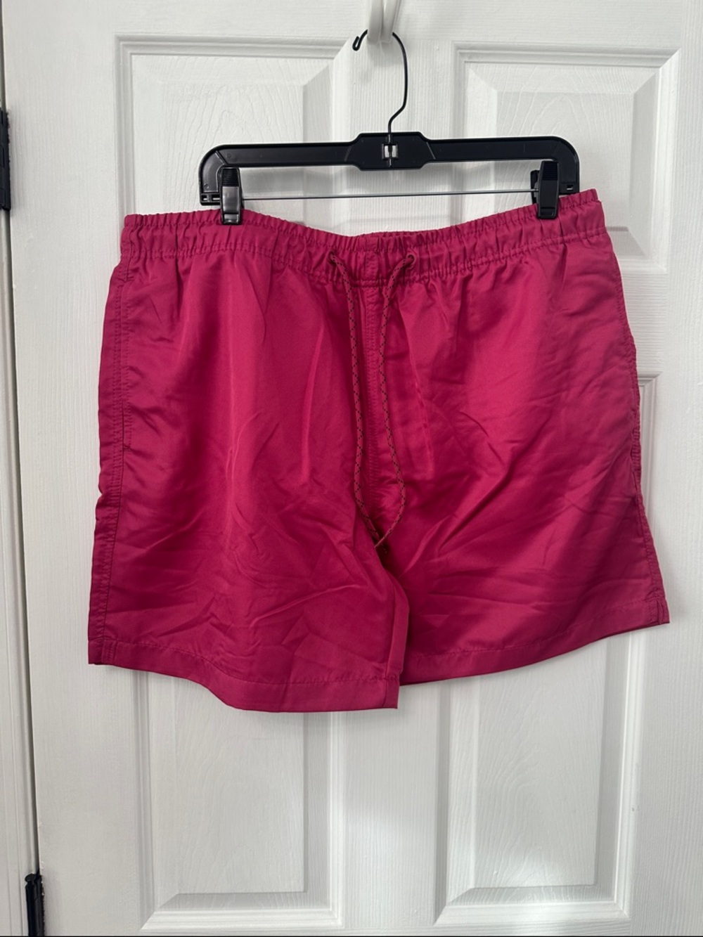 Fashion Nova Men's Magenta Swim Trunks